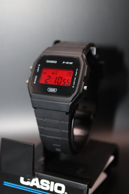 8 Colors - Casio F91-W Minimalist Mod