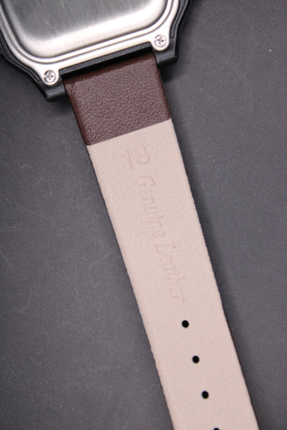 Brown Genuine Leather - Casio AE1200 (Black) Mod