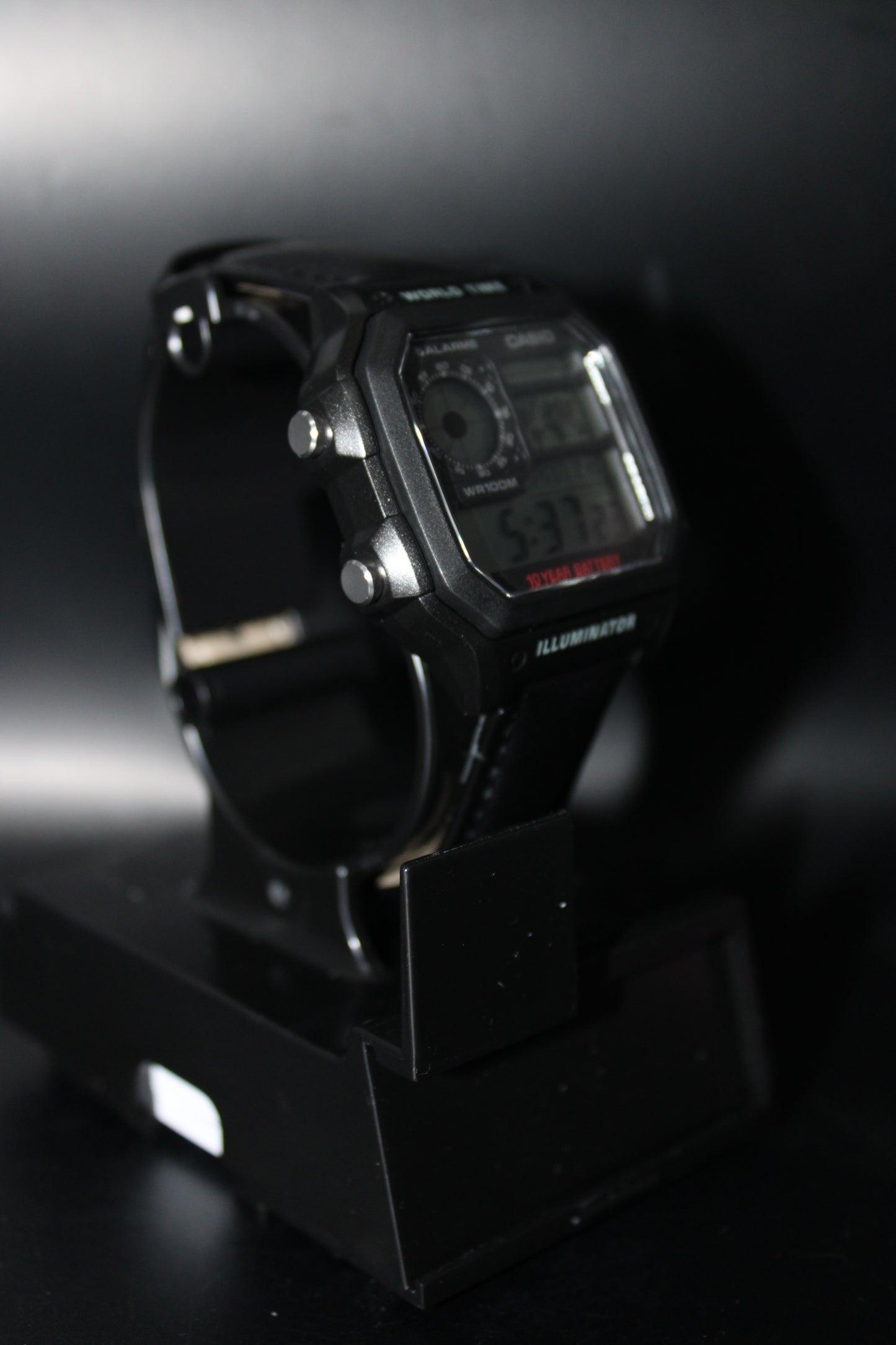 Black Genuine Leather - Casio AE1200 Mod