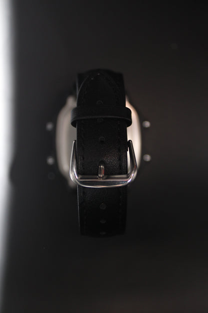 Black Genuine Leather - Casio AE1200 Mod