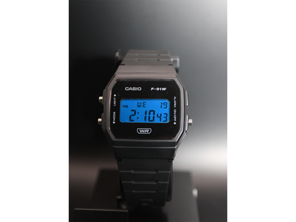 8 Colors - Casio F91-W Minimalist Mod