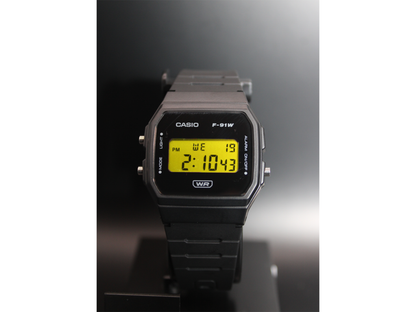 8 Colors - Casio F91-W Minimalist Mod
